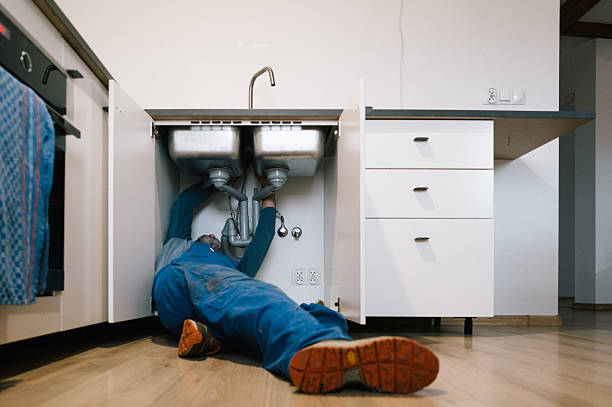Professional Drain Cleaning technician working in Hamilton, IN